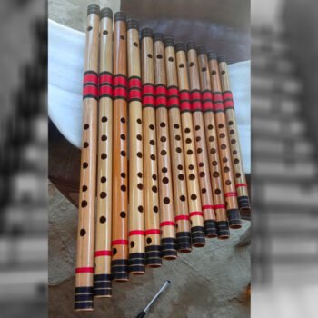 12 pc set flute bansuri set professional studio recording sounds Bamboo Flute | Indian Bansuri