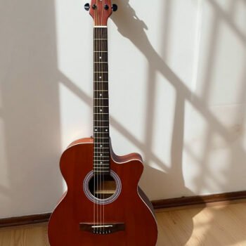 Semi Acoustic Guitar X2 (Natural Wood)