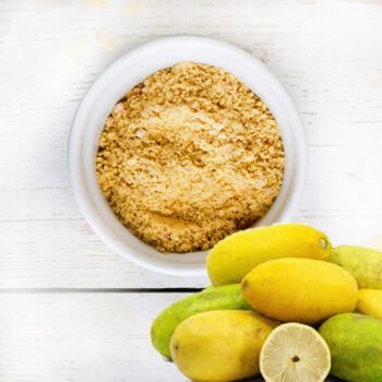 organic lemon peel powder