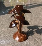 coconut shell leaf stand