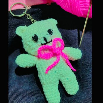 handmade crochet keychain