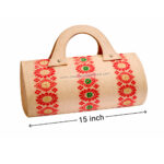 Assamese designer oval handbag