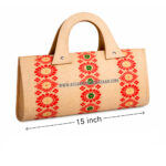Assamese designer barrel handbag